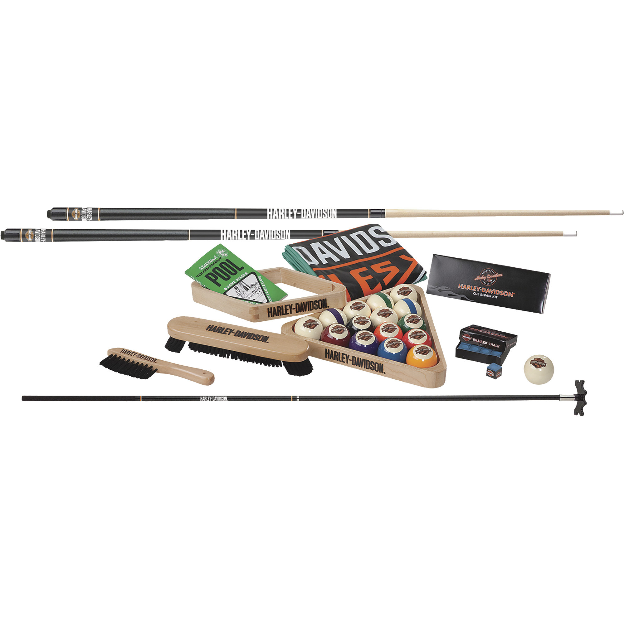 HarleyDavidson AllInclusive Billiard/Pool Table Accessories Starter Set, Model HDL11150